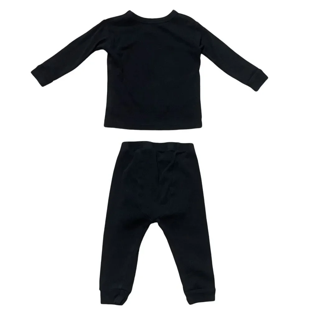 Baby Gap Skeleton Pajamas Glow In The Dark‎ Halloween Set 12-18M